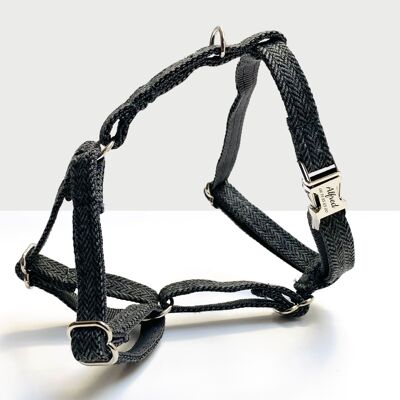 Gray Chevron Cat Harness