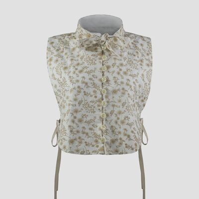 LEHENGUSU ​​VEST BEIGE FLOWERS