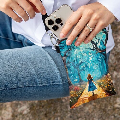 Phone bag "Alice in the Wonderland"