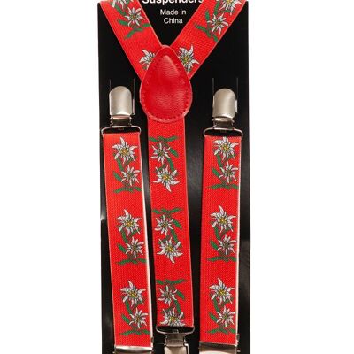 Suspenders Edelweiss - 2,5 cm