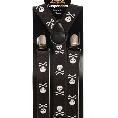 Suspenders Skull - 2,5 cm