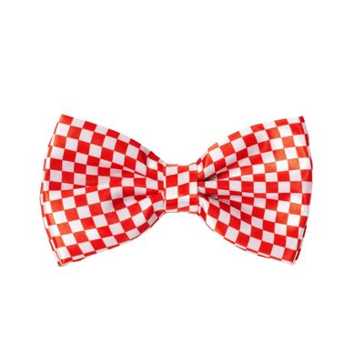 Bow Tie Checkered Red/White