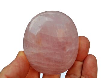 Lot de 1 kg de pierre de palmier en quartz rose (9-10 pièces) - (40 mm - 70 mm) 1