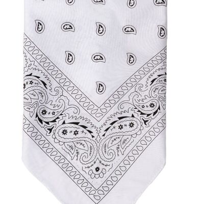 Bandana Traditional White- 52 x 55 cm