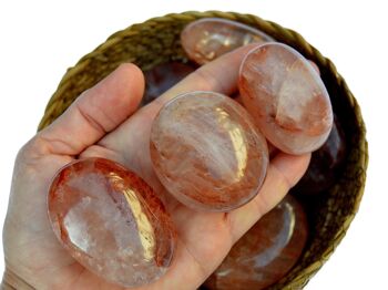 Pierre de palmier en cristal de quartz de feu (40 mm - 70 mm) 4