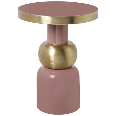 ENAMEL/GOLD METAL AUXILIARY TABLE _°40X53CM ST67802