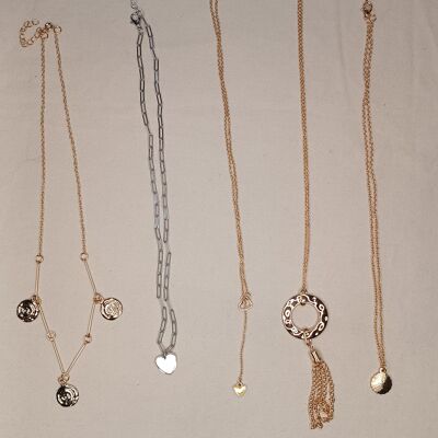 Varied mix of necklaces