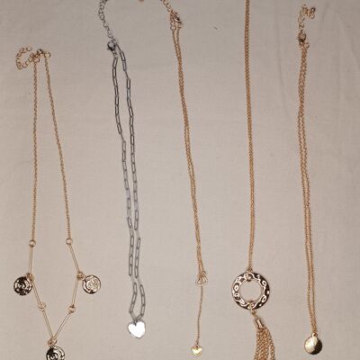 Varied mix of necklaces