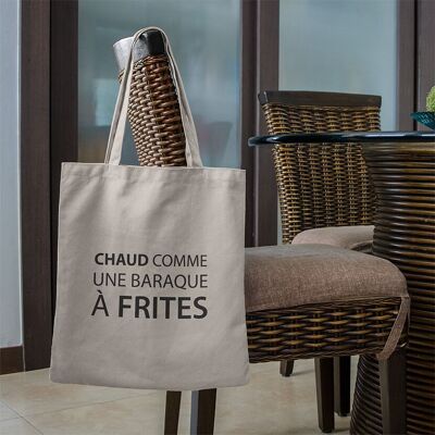 Tote bag Hot as a French fry shack