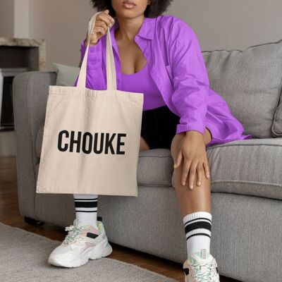 Chouke-Einkaufstasche – schwarz