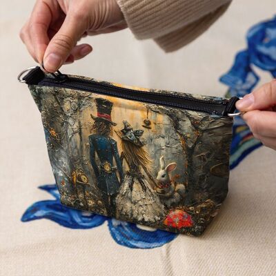 Cosmetic bag "Alice and the Hatter"