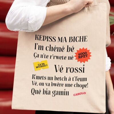 Tote bag Expressions Carolo