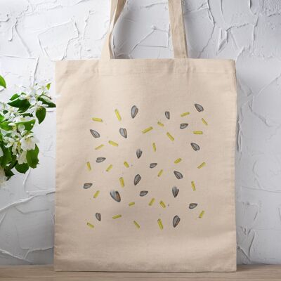 Fried mussels tote bag