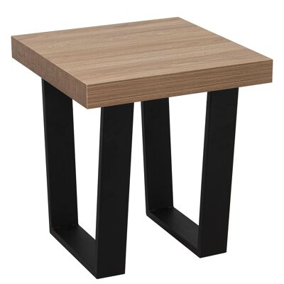 GAMBE AUSILIARI PER TAVOLO IN LEGNO METTAL+84605, DM+MELAMINA+PVC 50X50X50CM ST84604