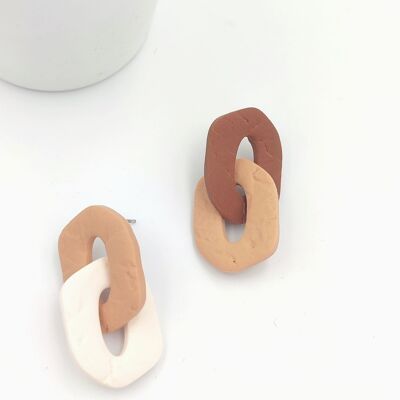 Polymer clay earrings