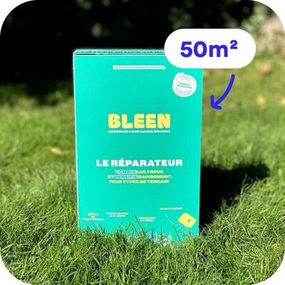 Semilla de césped rápida y resistente - 1Kg (superficie ideal 50m²)