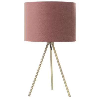 METAL TABLE LAMP WITH TERCIOP SCREEN   TOPO,1XE27,MAX.40°24X43CM, BASE:°19X25CM ST39933