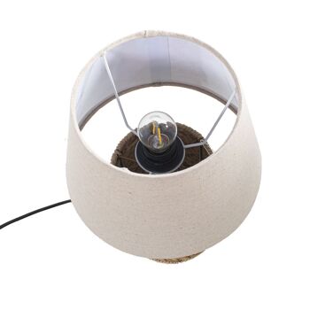 LAMPE DE TABLE EN OSIER 1XE27MAX40W NON INCLUS _°25X32CM ST39379 6