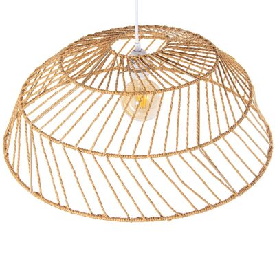 ROPE/METAL CEILING LAMP +90537 1XE27 MAX60W NOT INCLUDED _60X60X24CM ST76168