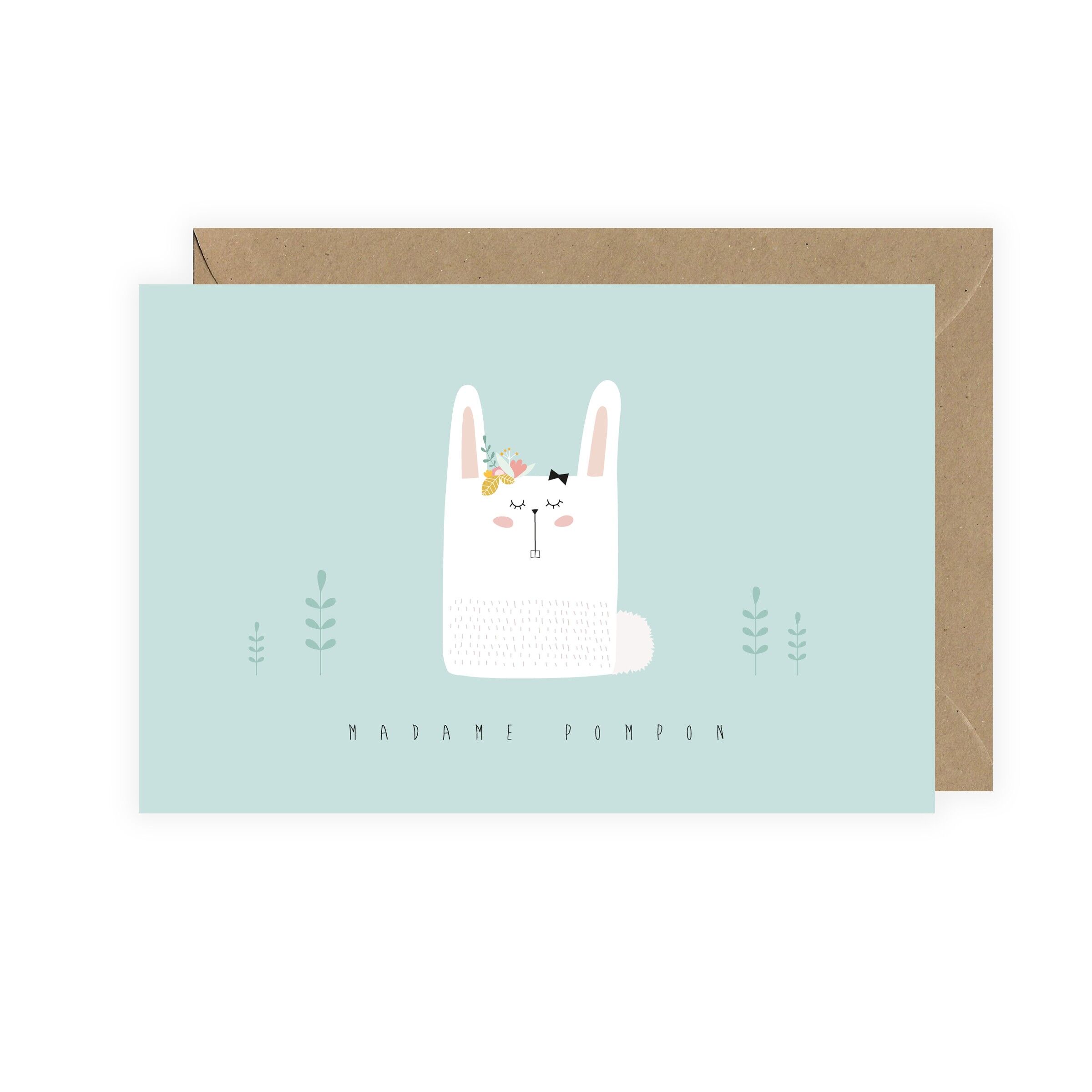 Postkarte "Madame Pompon" _2192_