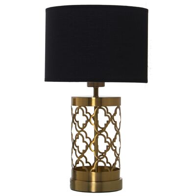 BRONZE METAL TABLE LAMP, 1XE27, MAX.40W NOT INCLUDED °25X44CM, BASE:°13X30CM ST39891
