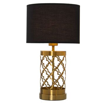 LAMPE DE TABLE EN MÉTAL BRONZE, 1XE27, MAX.40W NON INCLUS °25X44CM, SOCLE:°13X30CM ST39891 2