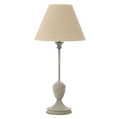 LAMPADA DA TAVOLO IN METALLO DECAPÉ+92244 1XE14 MAX40W NON INCLUSA _°23X49CM, BASE: °11,5X35CM ST35470