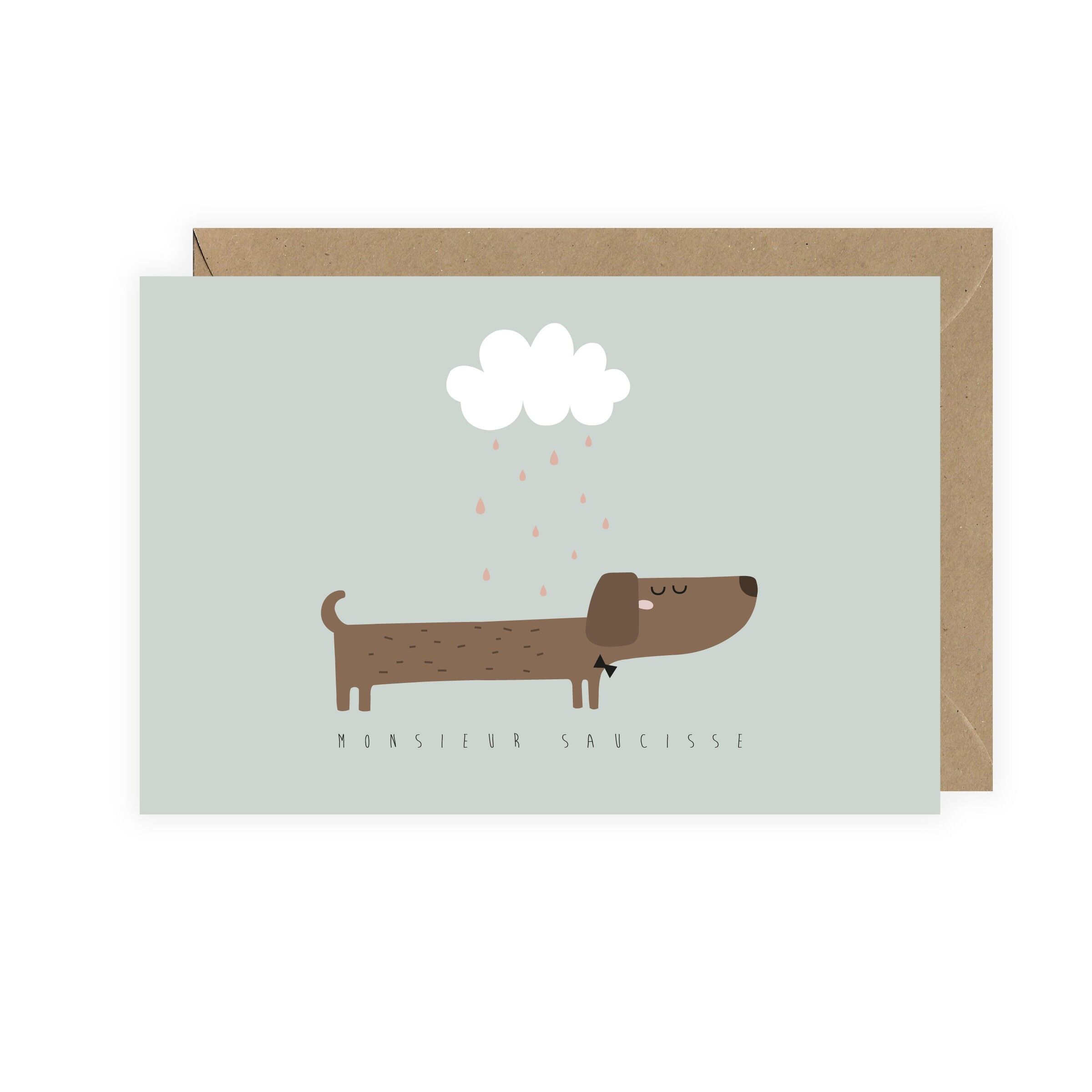 Postkarte „Herr Wurst“