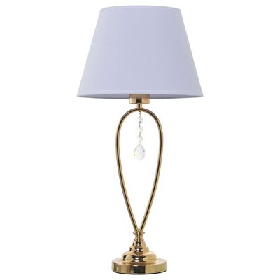 GOLDEN METAL TABLE LAMP+92280, 1XE27,MAX.40W NO INCL °28X57CM, BASE:°12X41CM ST39897