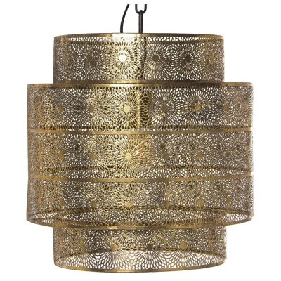 GOLDEN METAL CEILING LAMP, 1XE27, MAX.60W °39X39CM, CABLE:95CM ST61315