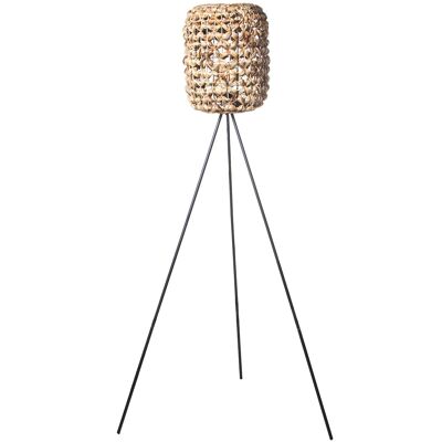 METAL/WICKER FLOOR LAMP, 1XE27 MAX.60W NOT INCLUDED _62X58X156CM ST76156