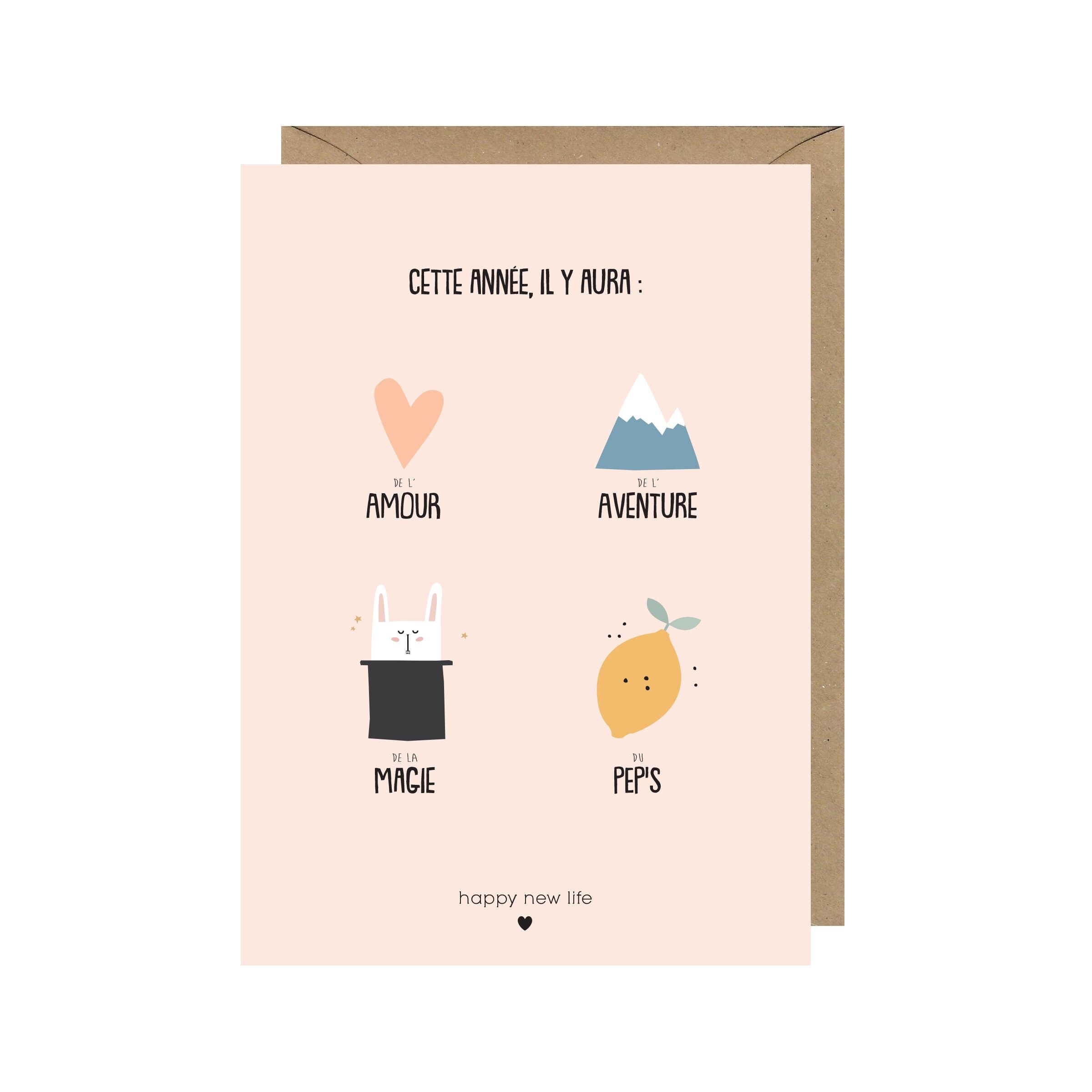 Postkarte „Dieses Jahr gibt es …“