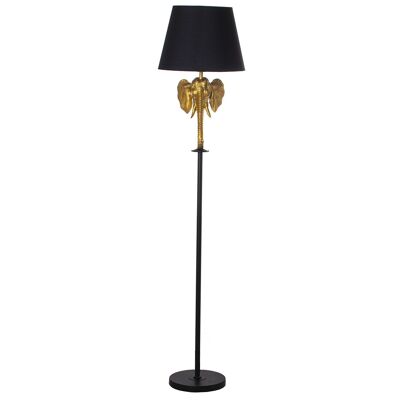 ELEPHANT HEAD METAL FLOOR LAMP+92272,1XE27,MAX.40W NO °37X164CM, BASE:°25X142CM ST39919