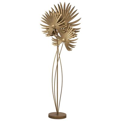 MATT PALM GOLDEN METAL FLOOR LAMP, 1XE27CM, MAX.60W 65X25X160CM, BASE:°25CM ST61309