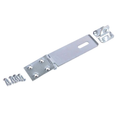 100mm Heavy-Duty Steel Safety Hasp & Staple - By Blackspur