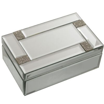 BOITE A BIJOUX MIROIR _21X13X8.5CM ST11570