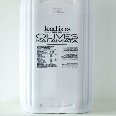 Olives Kalamata en saumure avec noyau 12kg