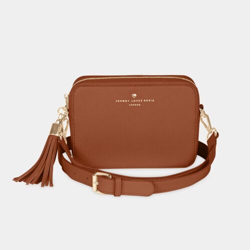 Tan Carrie Crossbody Bag