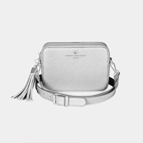 Silver Carrie Crossbody Bag