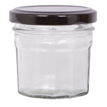Pot de confiture en verre de 110 ml avec couvercle - Par Argon Tableware 22