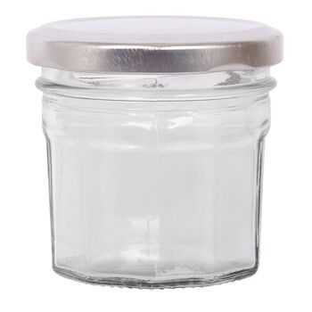 Pot de confiture en verre de 110 ml avec couvercle - Par Argon Tableware 36