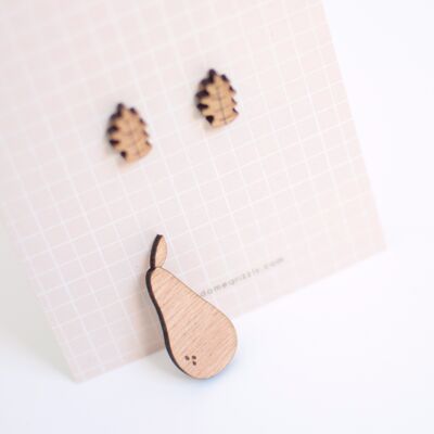 "Oak leaf" earrings _4549_