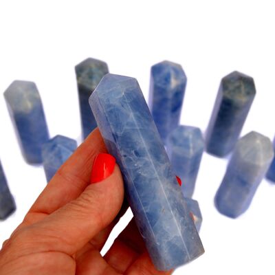 Blue Calcite Tower (90mm)