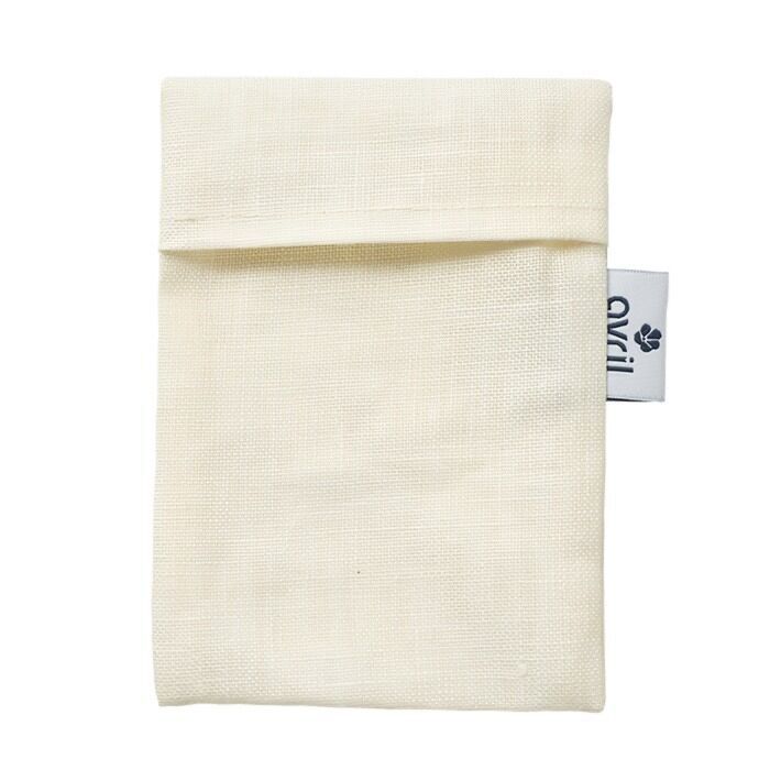 Bolsa de jabón de lino revestido