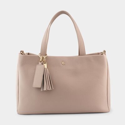 Taupe Large Stella Tote Bag