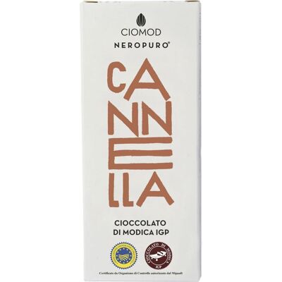 Tavoletta di Cioccolato di Modica Cannella - Ciomod