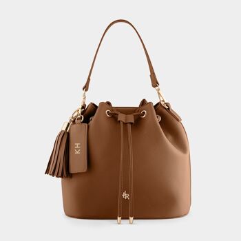 Sac seau Harrow marron clair 2