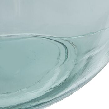 VASE VERRE RECYCLÉ 32CM TRANSPARENT IRRÉGULIER _°32X32CM BOUCHE:°5CM 11500CC ST11117 3