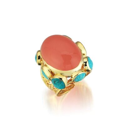 ALEXANDRIA ROSA CHALCEDON-RING