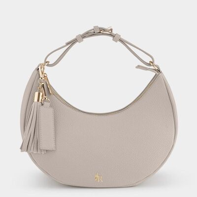 Sac demi-lune Maxi Rudy taupe